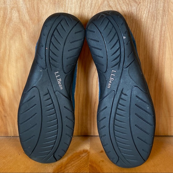 L.L. Bean Suede Flats Blue TSS0127 - Picture 7 of 9